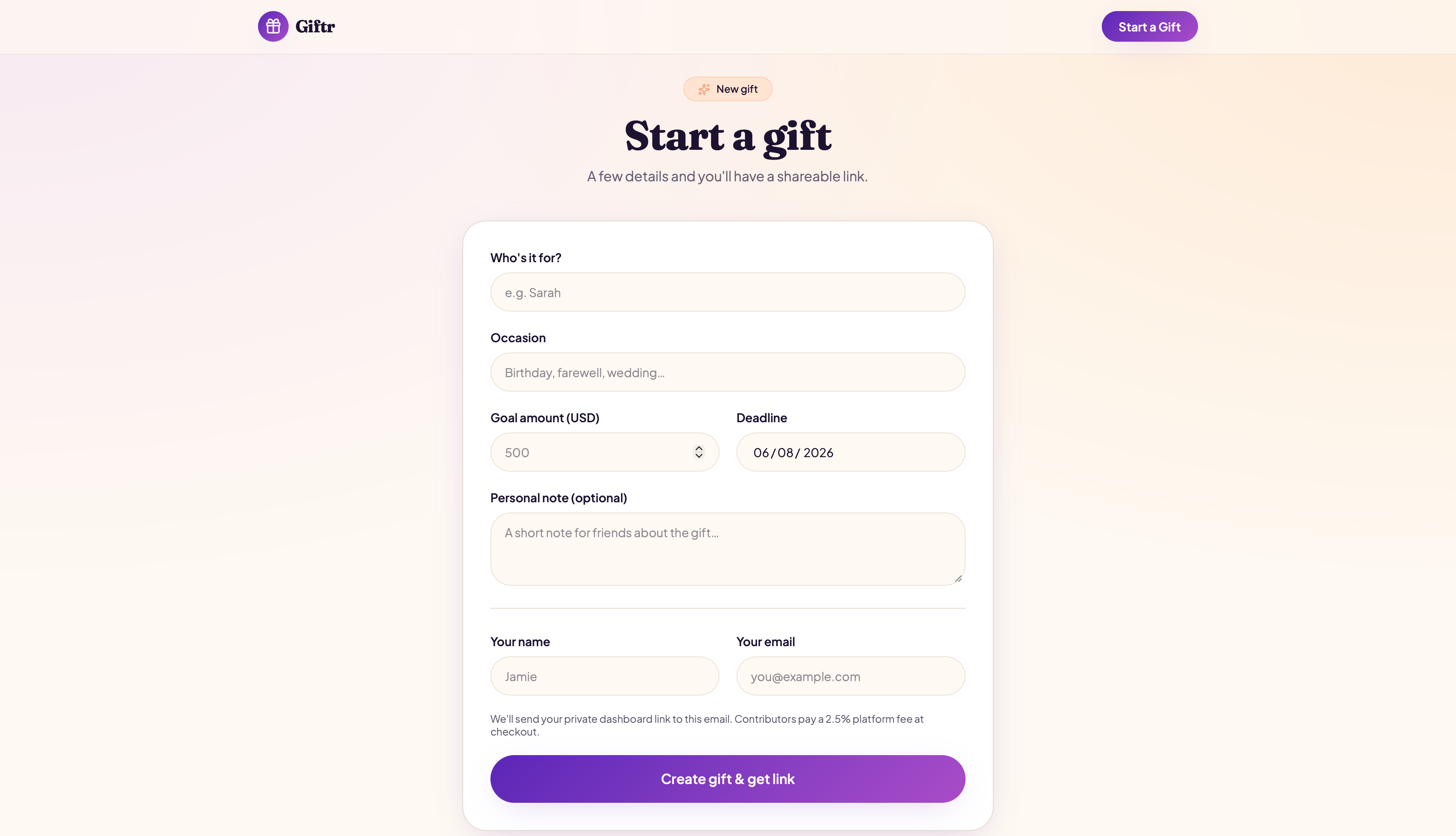 Giftr — Group gifts made joyful gallery image