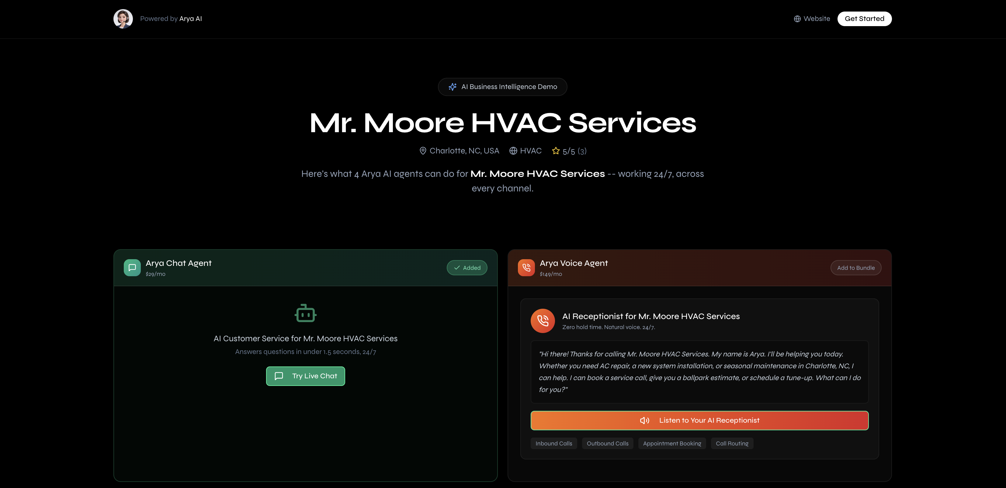 Arya— AI workforce for small businesses. gallery image