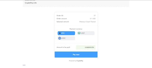 CryptoPay, Crypto payments for WordPress gallery image