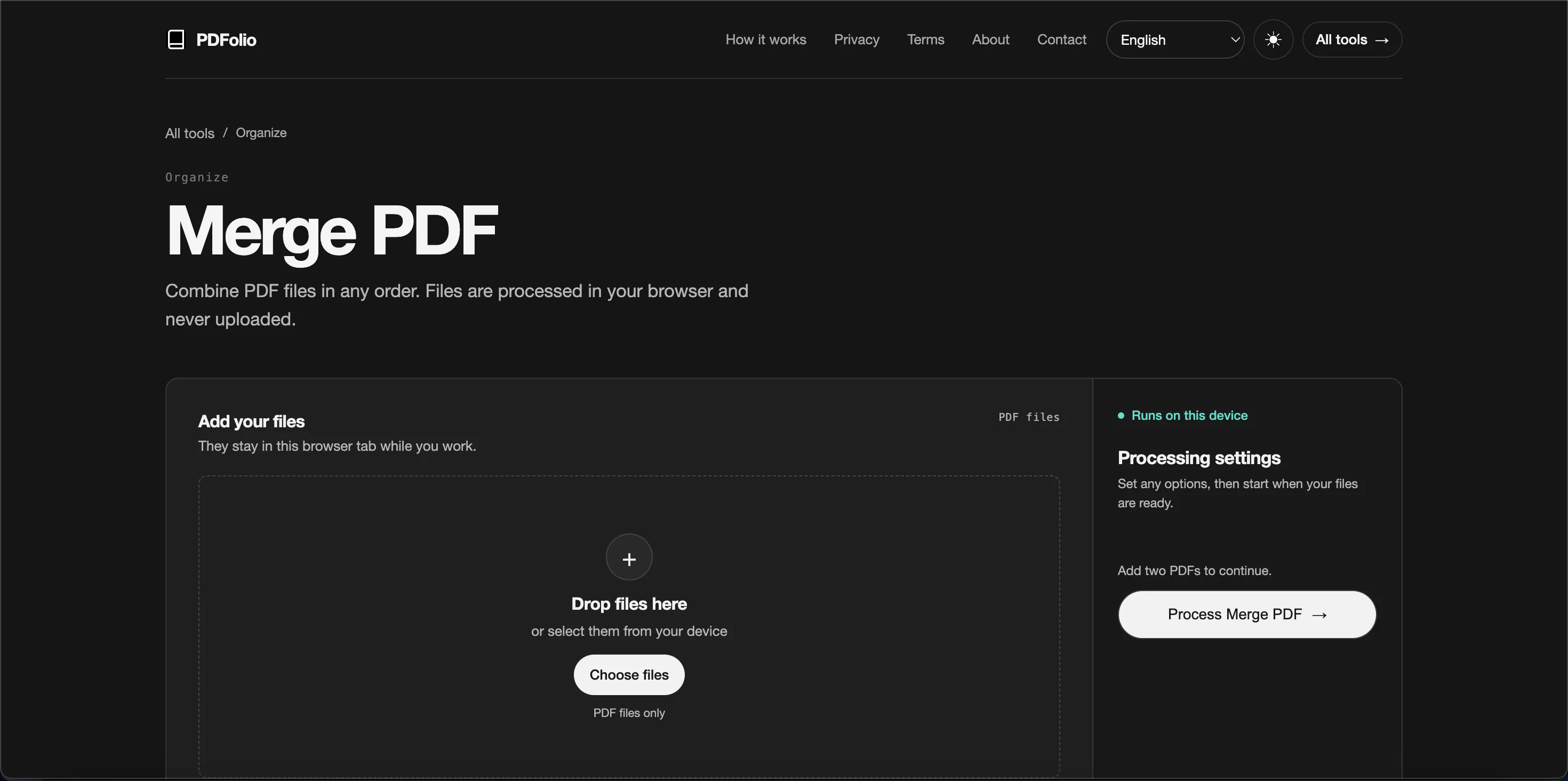PDFolio screenshot
