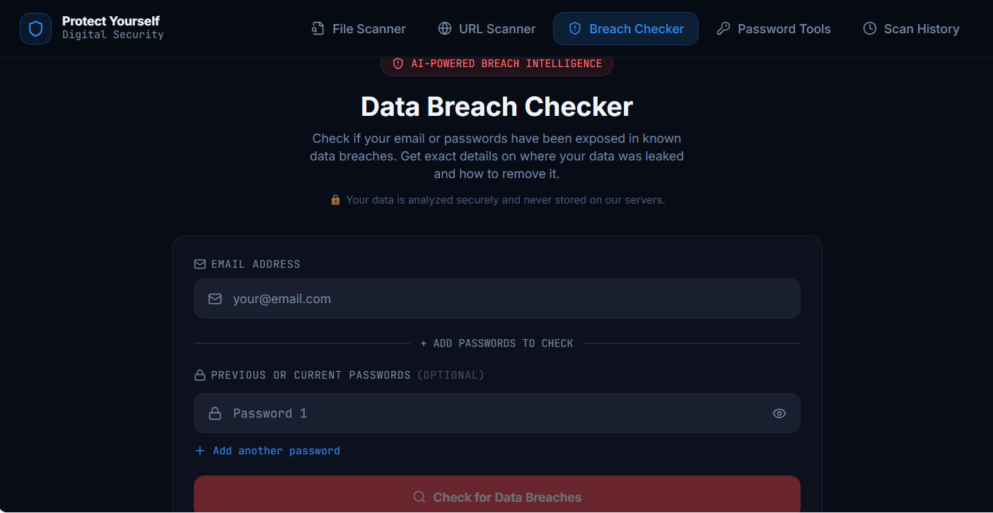 Protect yourself scanner and security gallery image