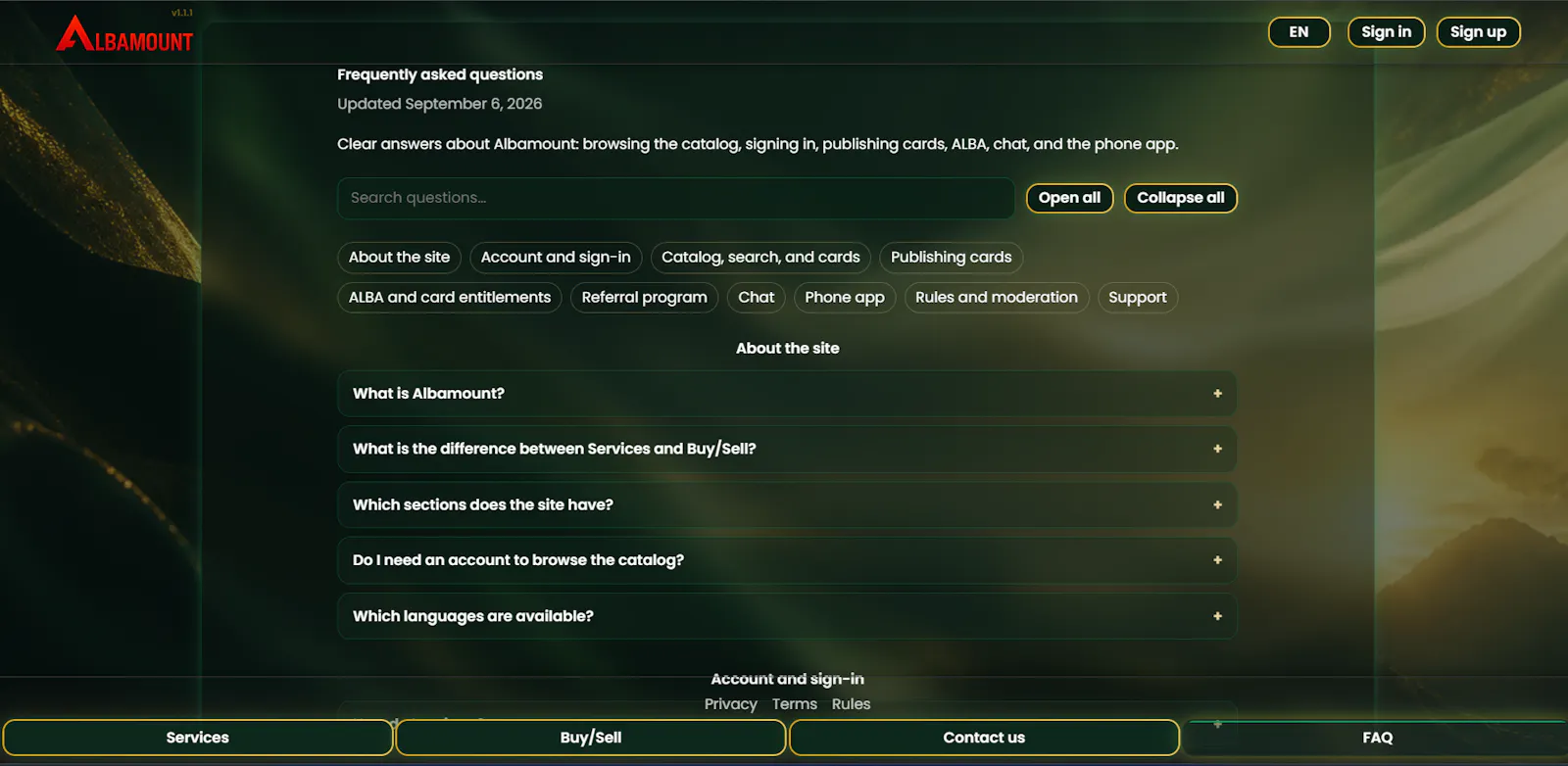 Albamount screenshot 3