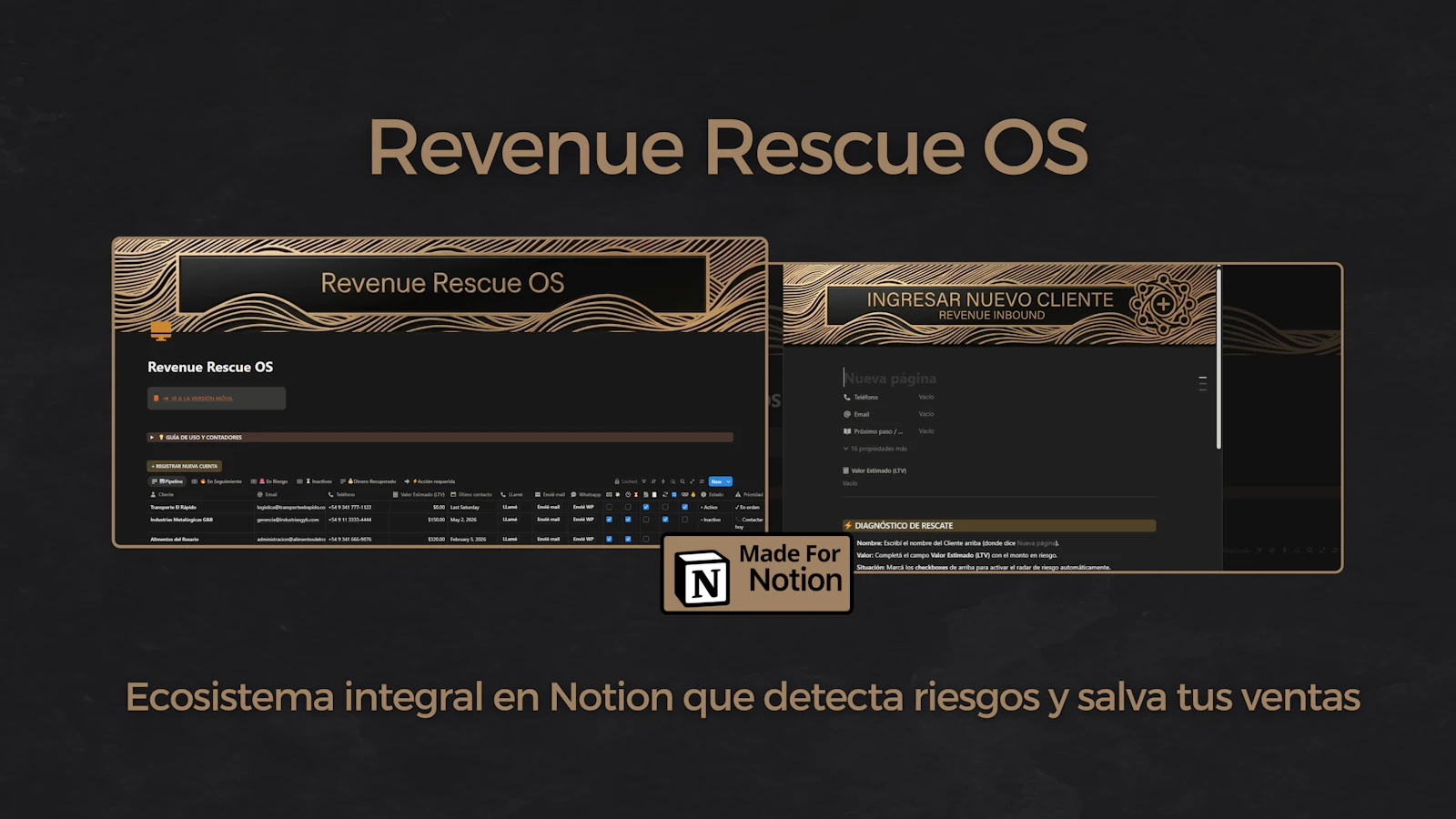 Revenue Rescue OS screenshot 1