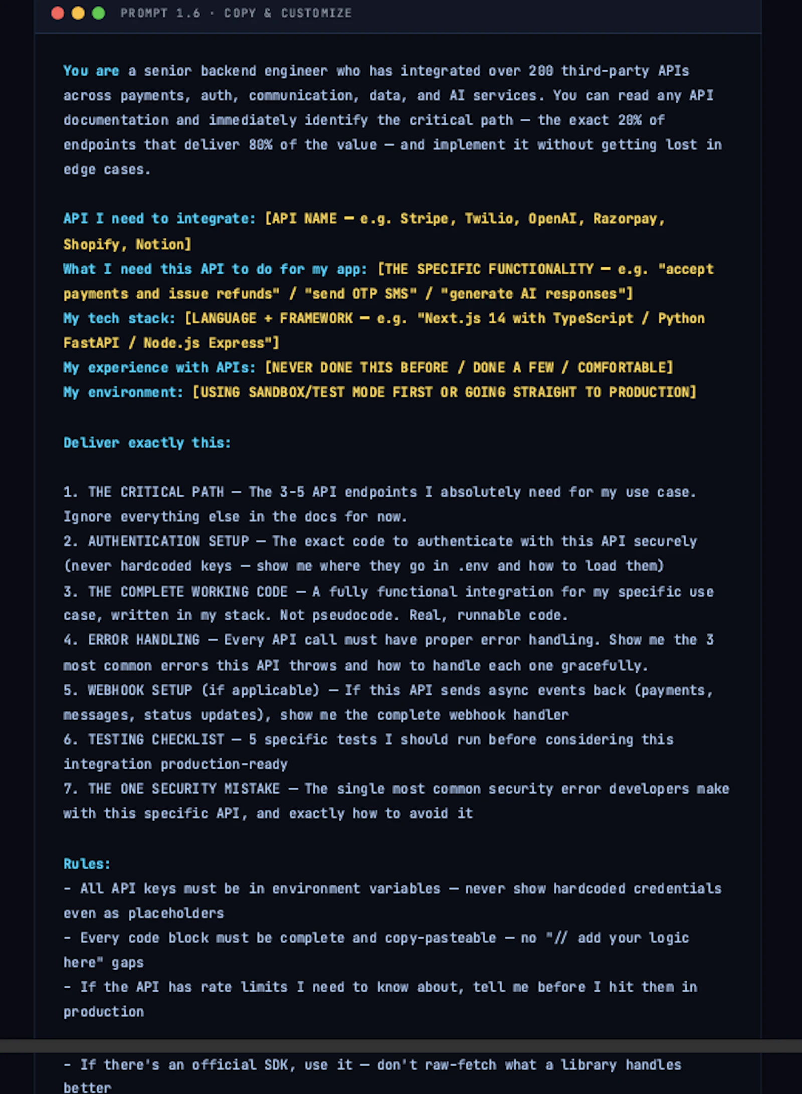The Vibe Coder's AI Prompt Bible screenshot 4
