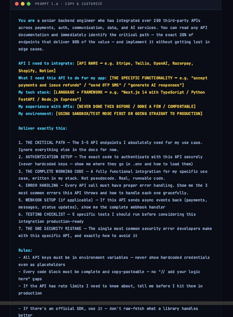 The Vibe Coder's AI Prompt Bible screenshot 4