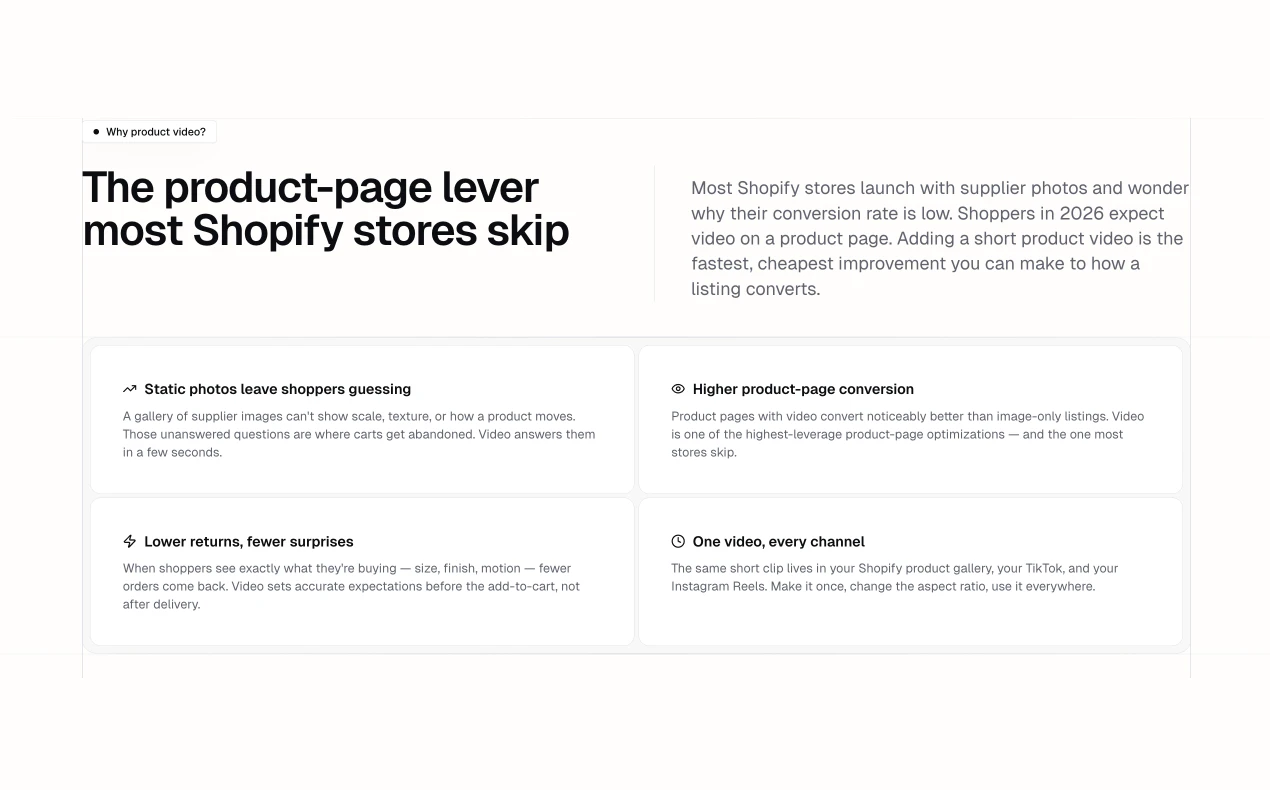 Shopify Product Video Generator (Prompt) 截图 3