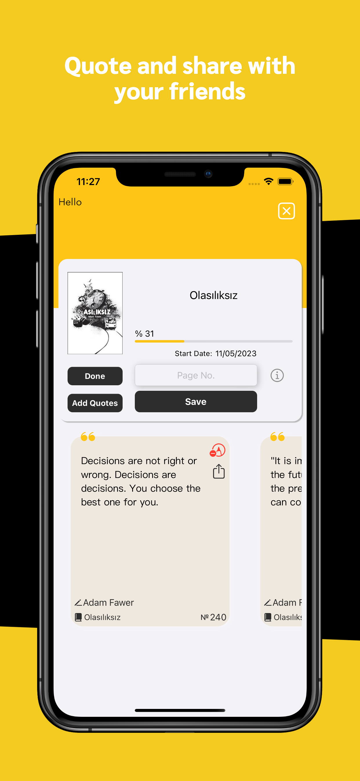 Média BookHive - Bookmark & Quotes - Bookmark, citations et partage 4