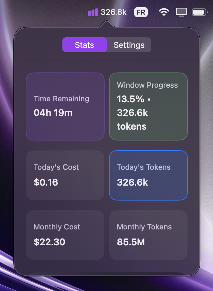 SessionWatcher for Codex gallery image