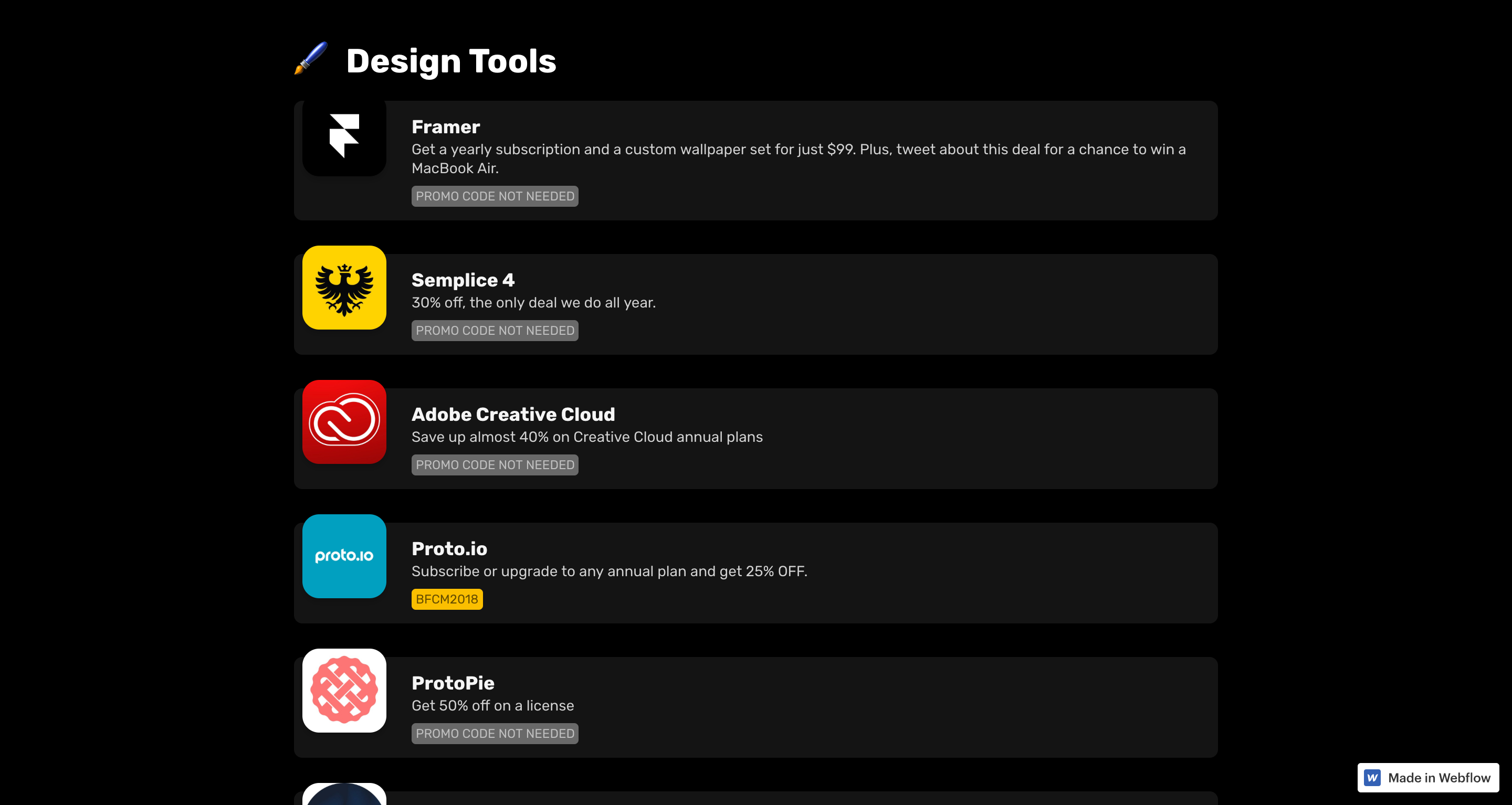 Black Friday Cyber Monday Deals for Designers & Coders gallery image