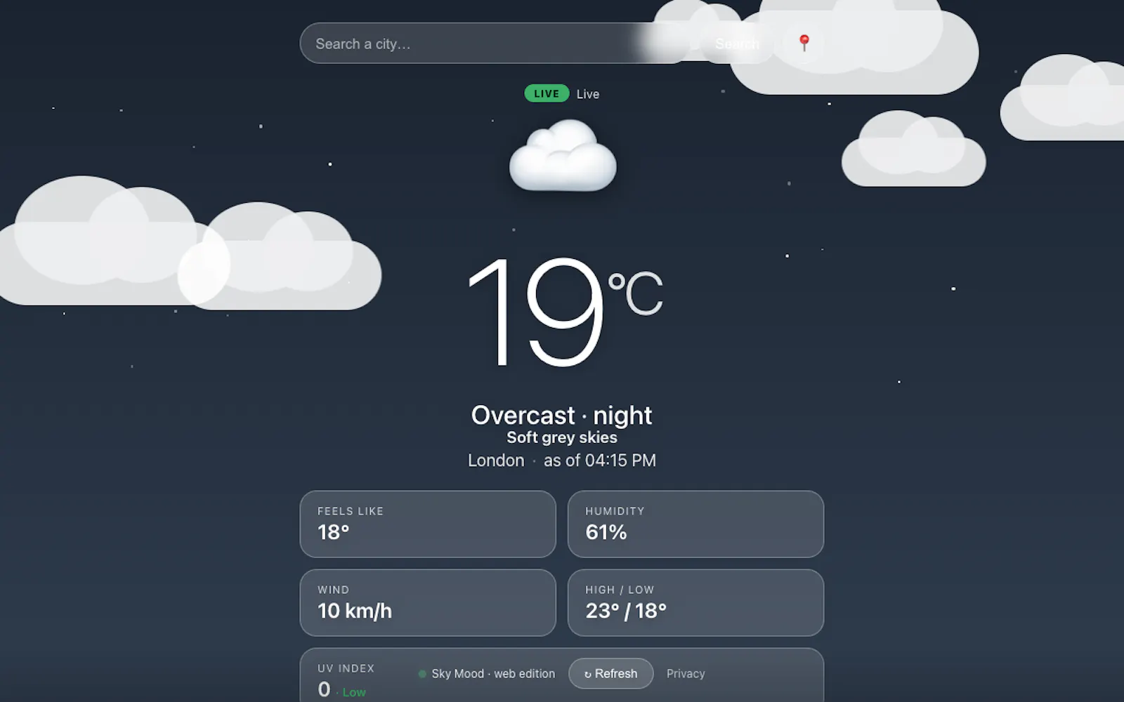 Sky Mood screenshot 1