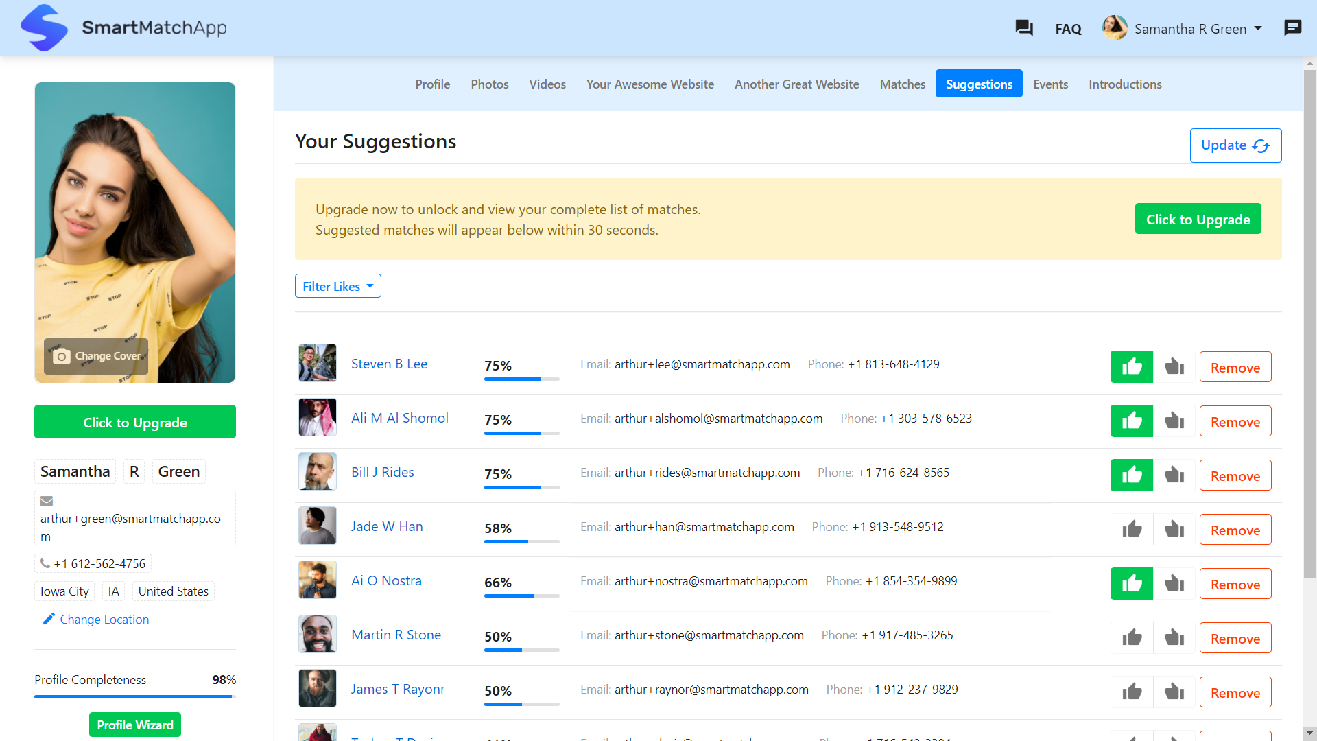 SmartMatchApp gallery image