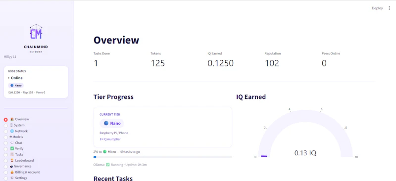ChainMind—Decentralized Intelligence Net screenshot 3