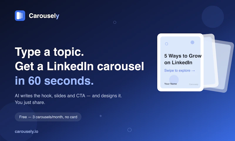 Carousely screenshot 2