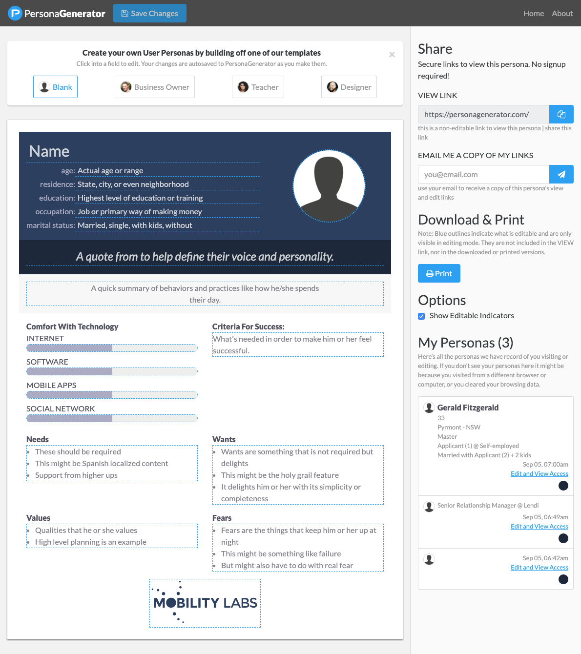 PersonaGenerator gallery image