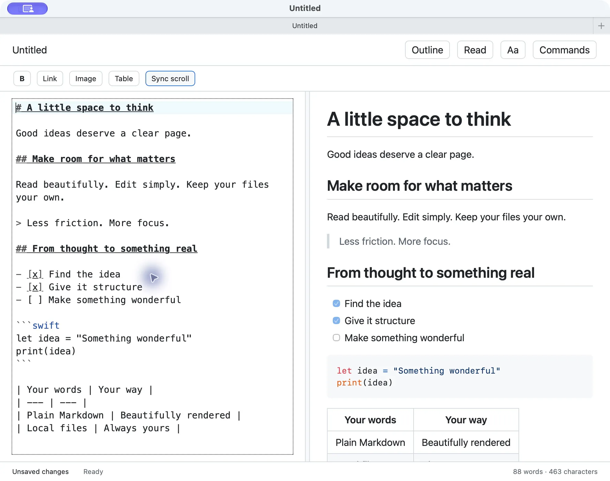 Markdown for Mac gallery image