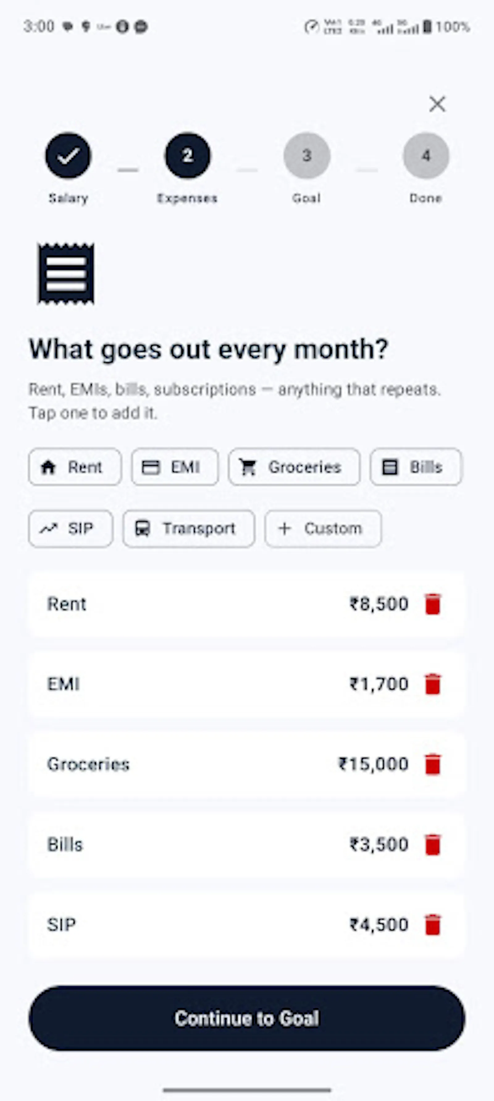 PocketPace: Daily Budget Plan screenshot 3
