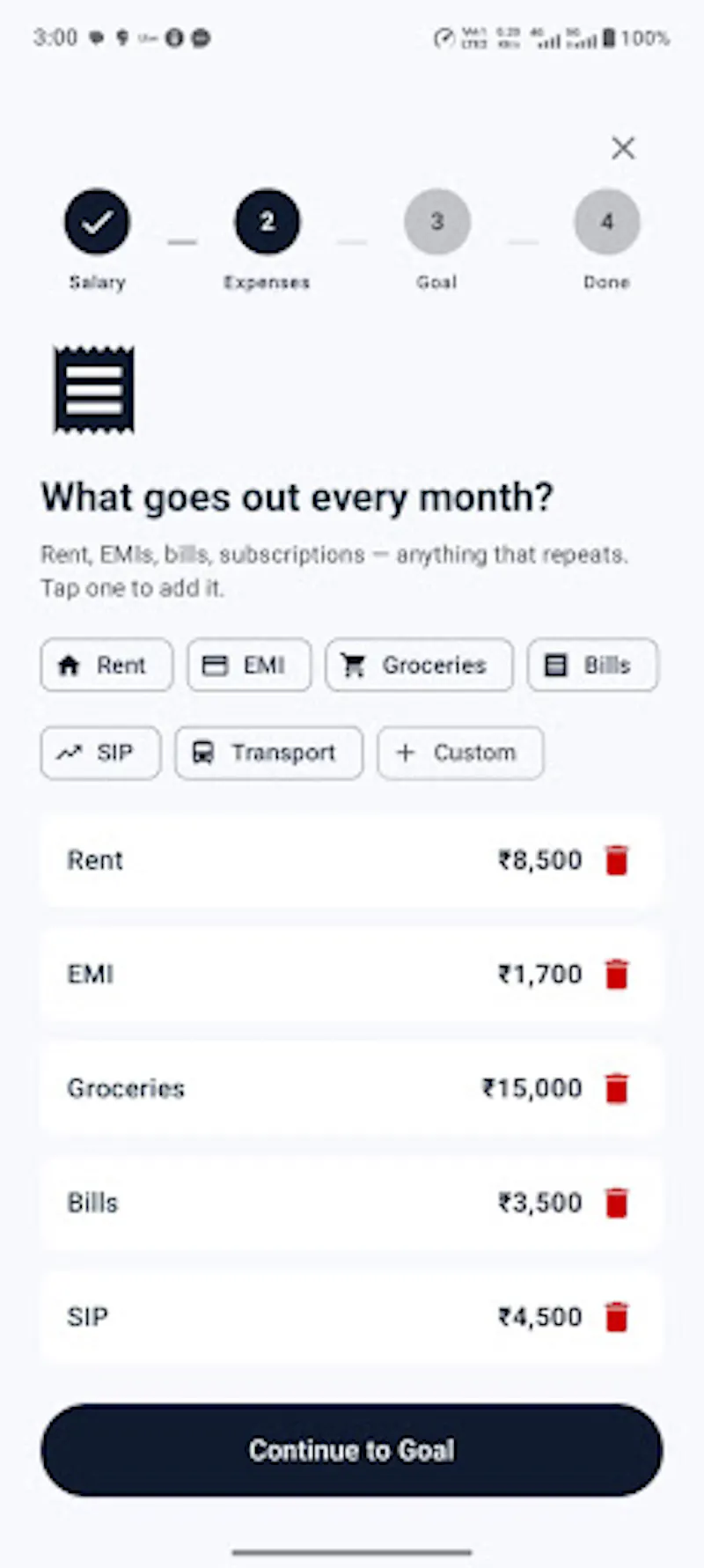 PocketPace: Daily Budget Plan screenshot 3