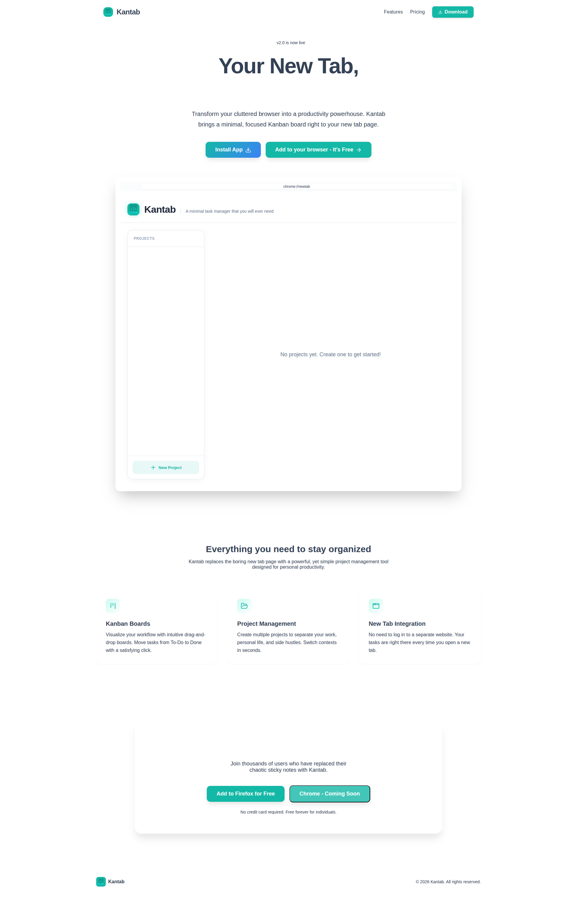 Kantab - Main product screenshot demonstrating key features and user interface