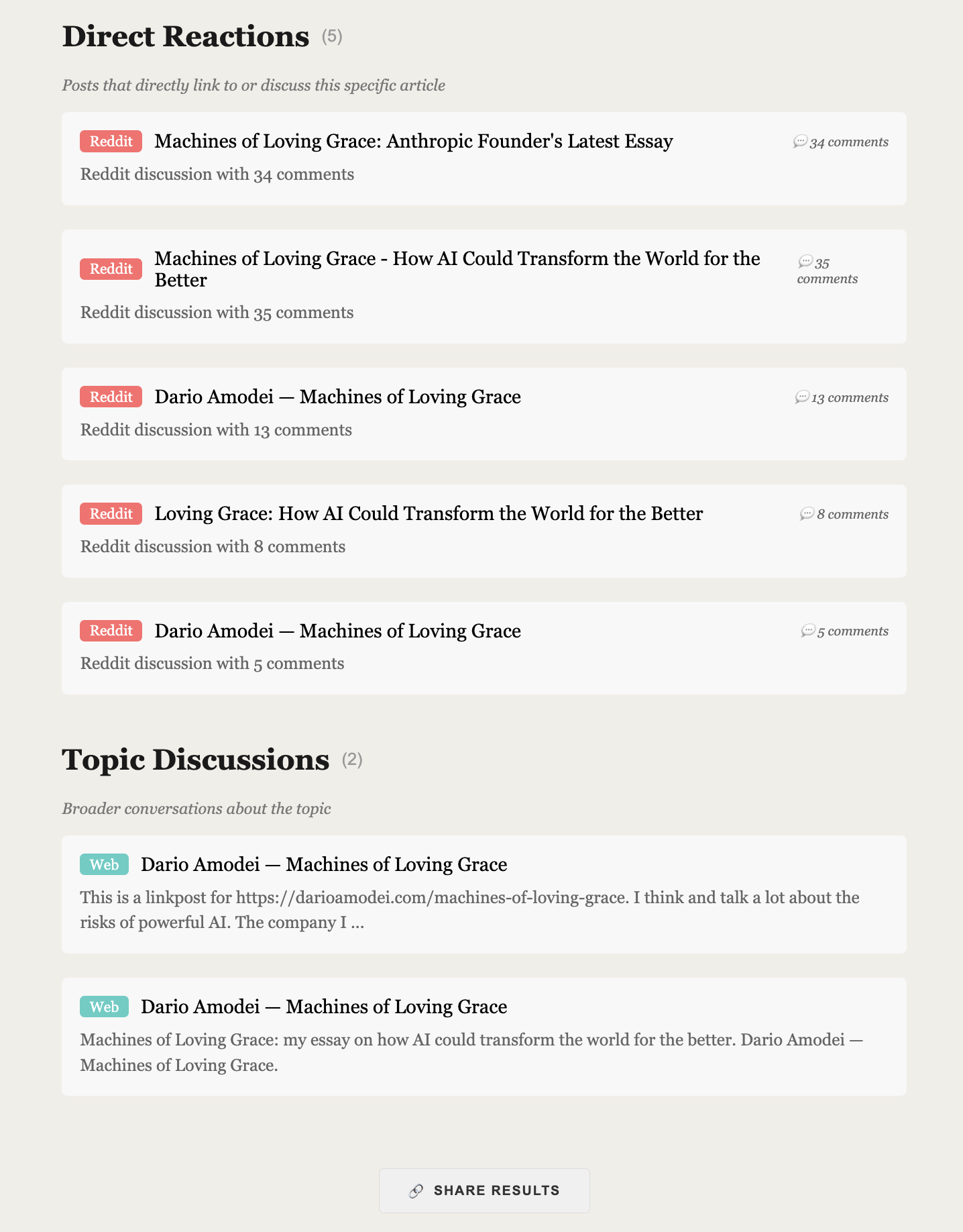 Media Reaction Finder gallery image