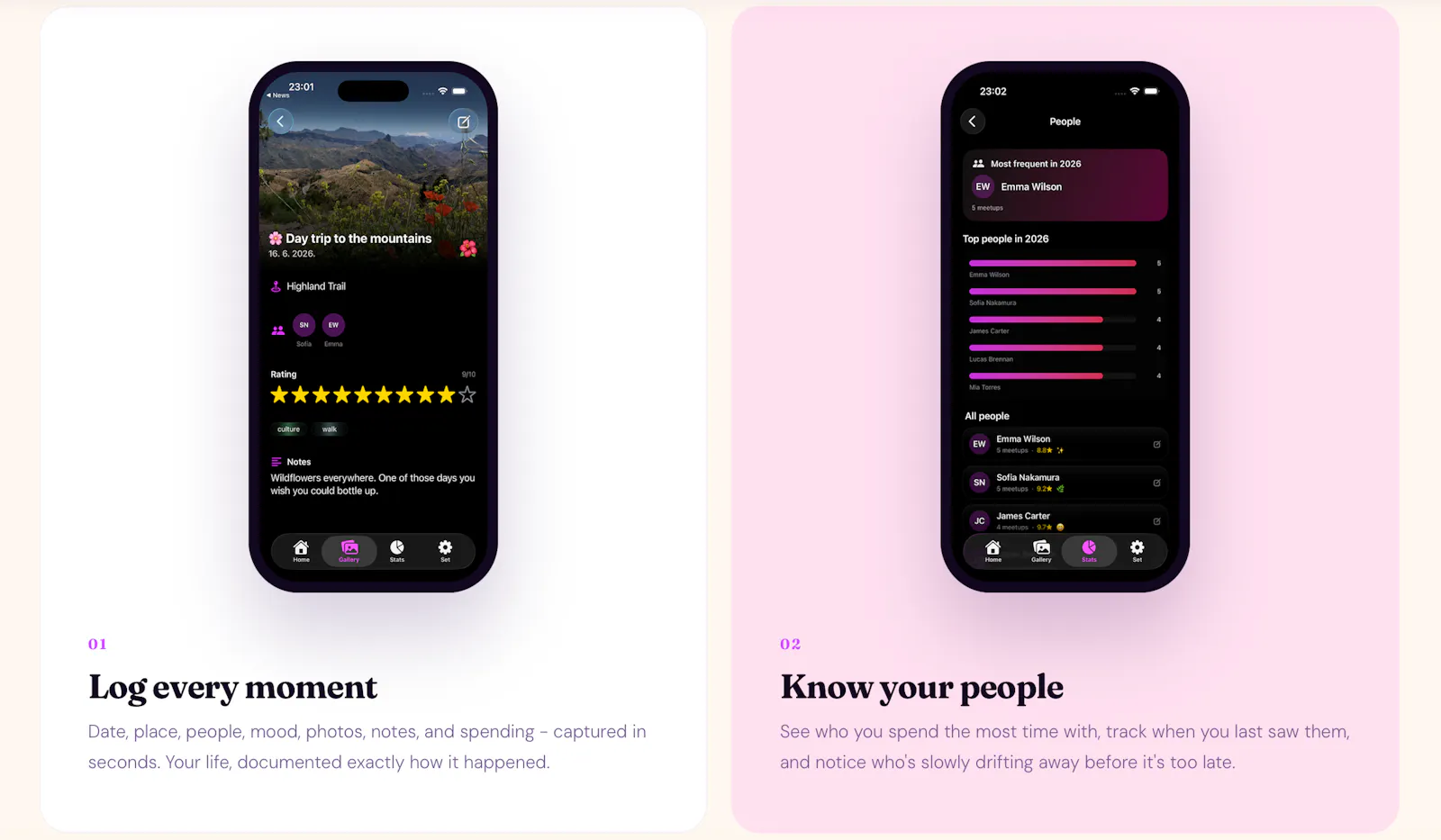 SocialLife Diary: Your Social Timeline  screenshot 2