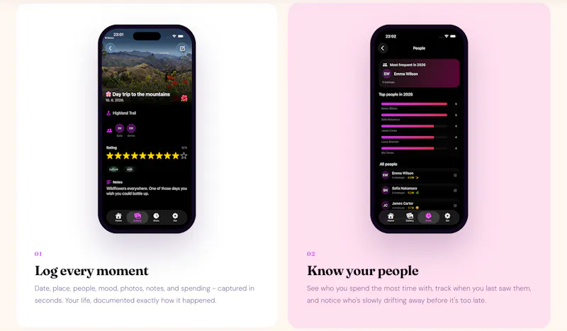 SocialLife Diary: Your Social Timeline  screenshot 2