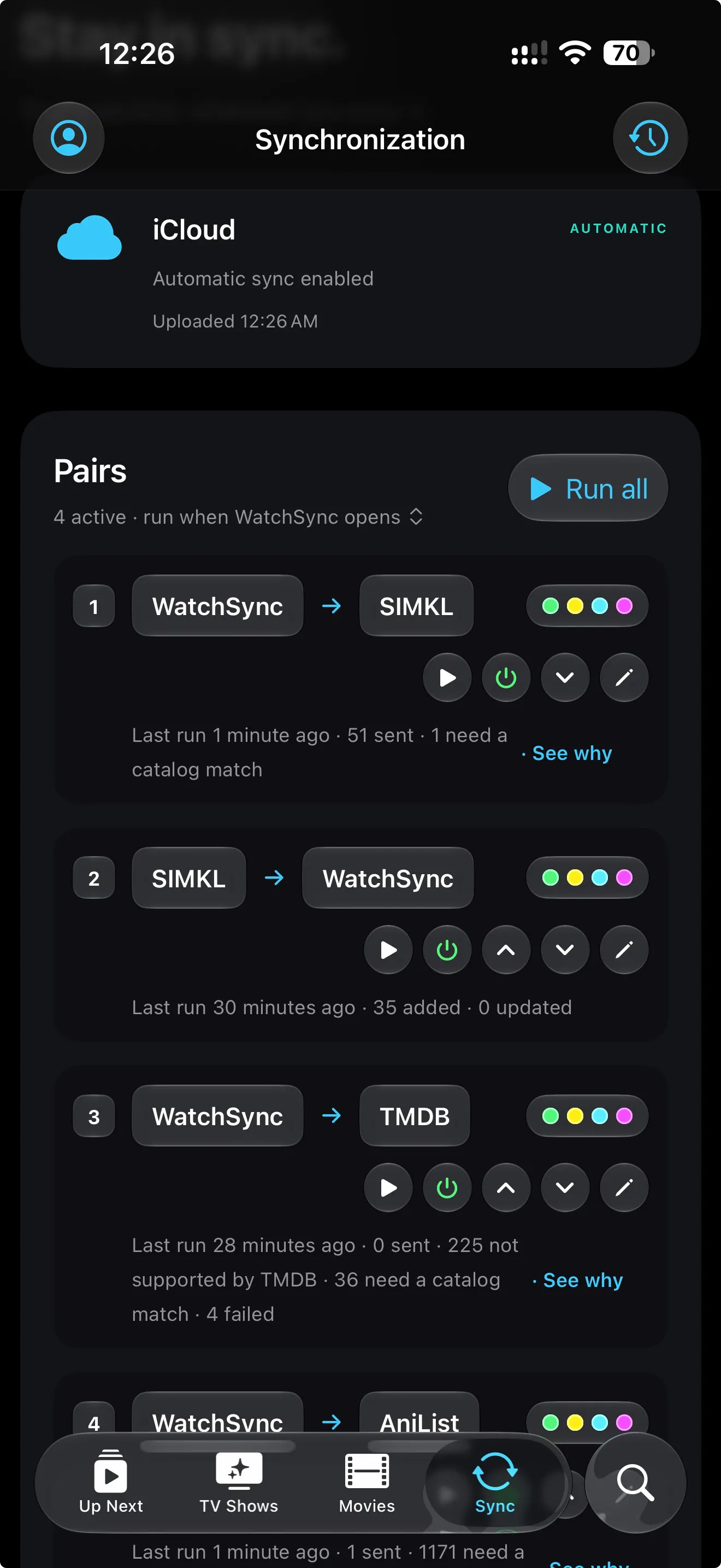 WatchSyncer: TV & Movie tracker gallery image