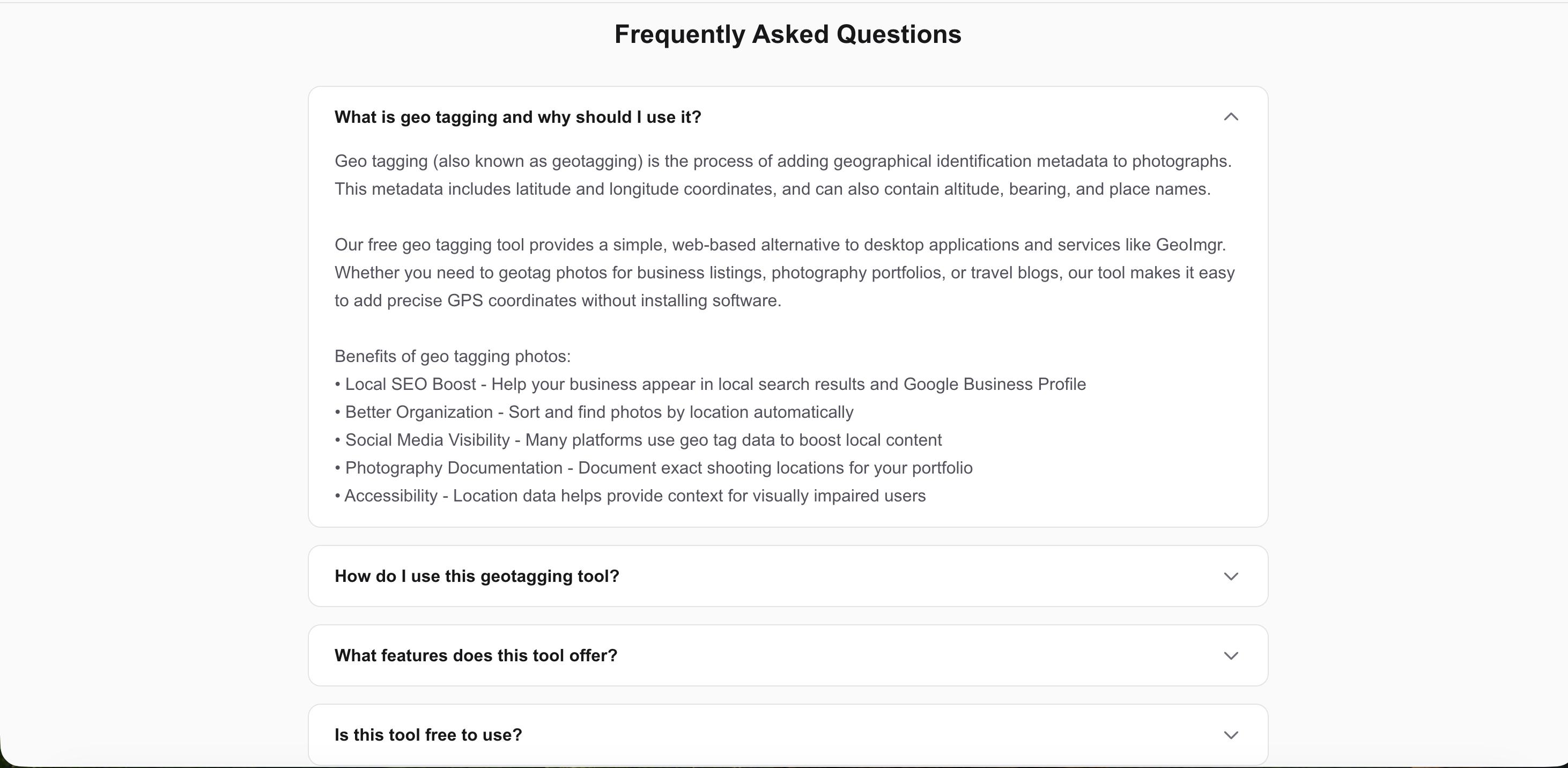 Geo Tagging Tool gallery image