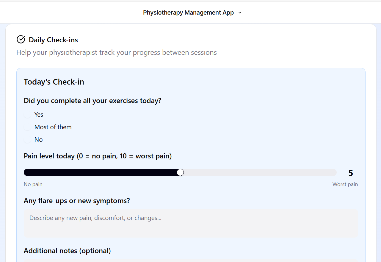 ClinicTrack - Screenshot 2 showing product features and functionality