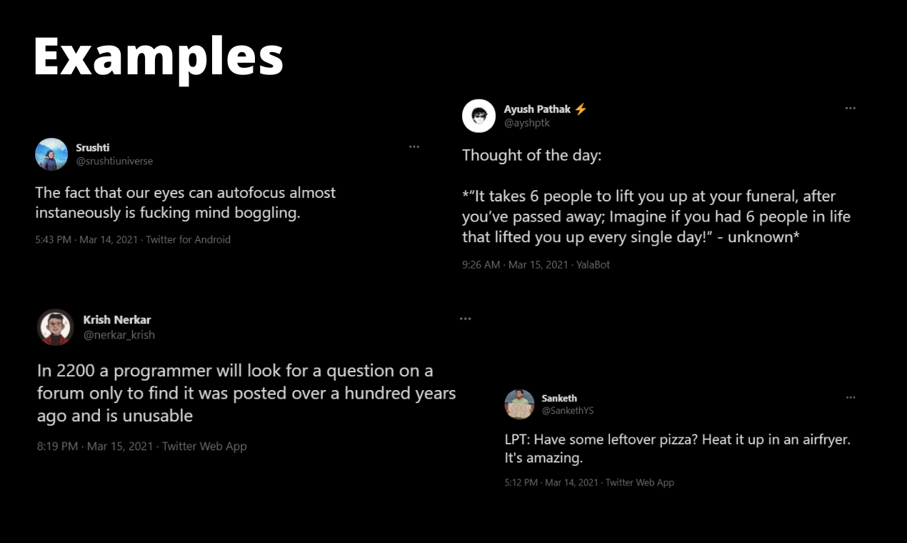 Tweet Ideas gallery image