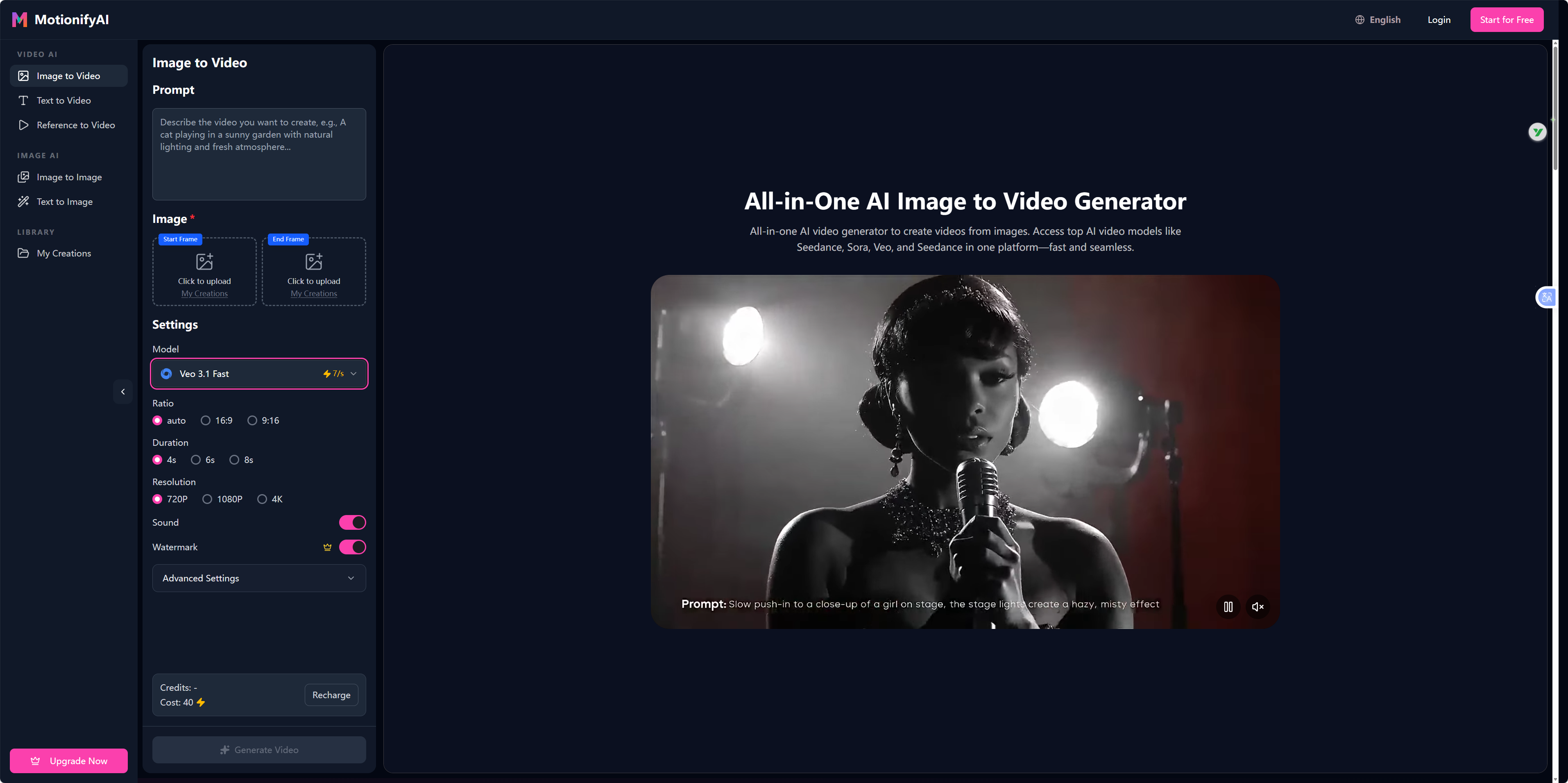 MotionifyAI: AI Video Generator gallery image