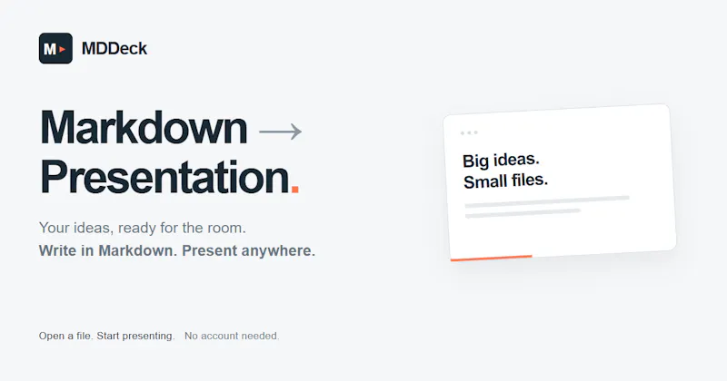 MDDeck screenshot 1