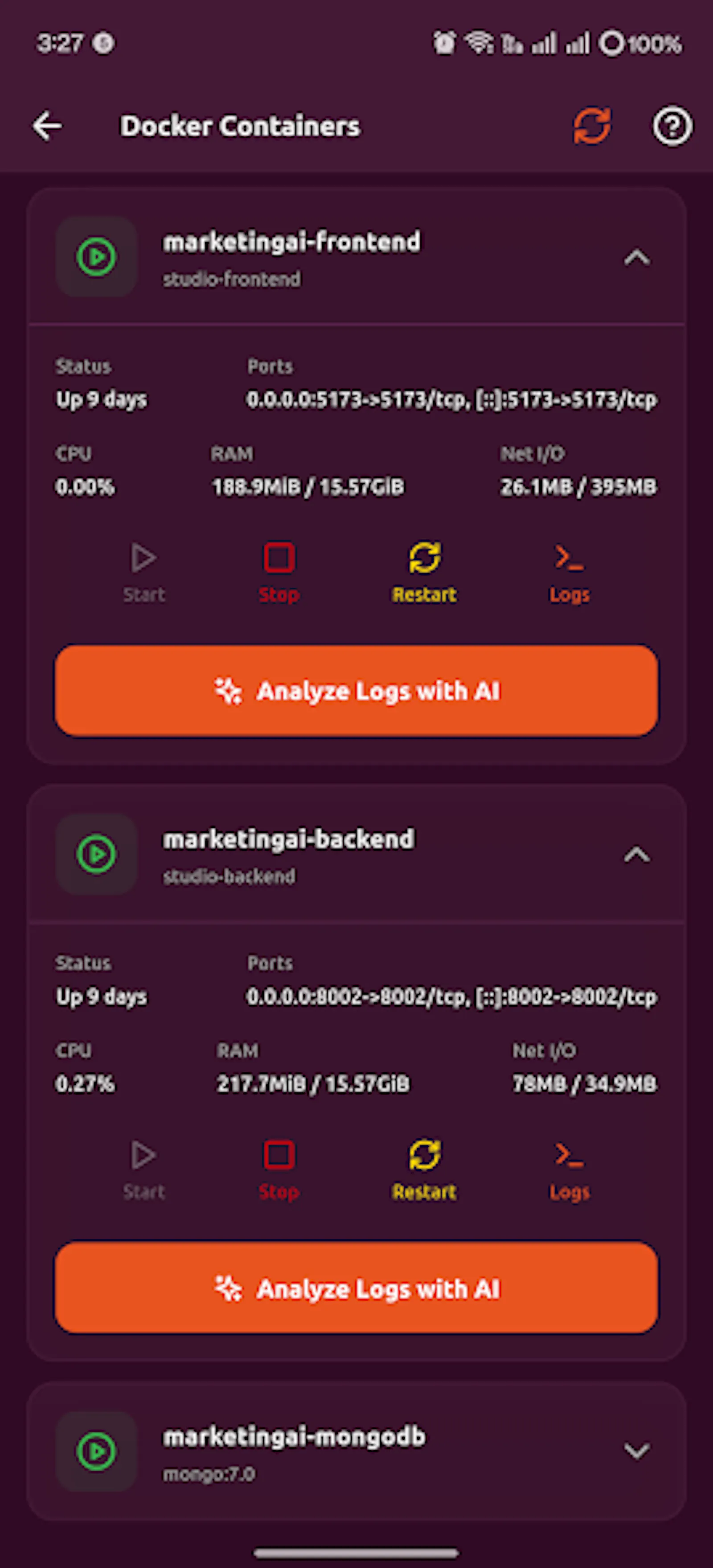 Clops SSH screenshot 1
