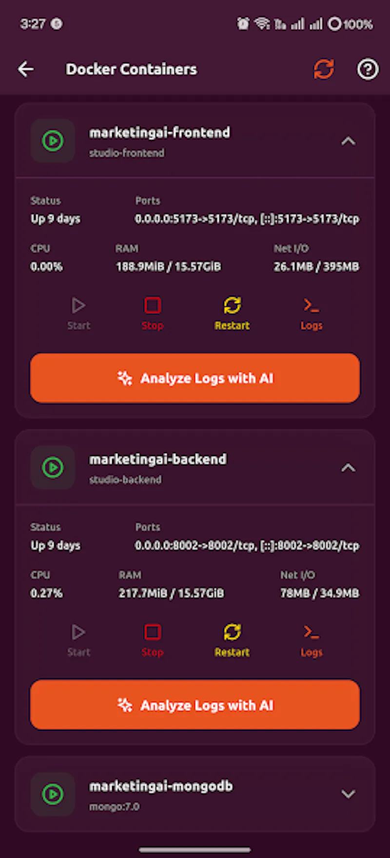 Clops SSH screenshot 1