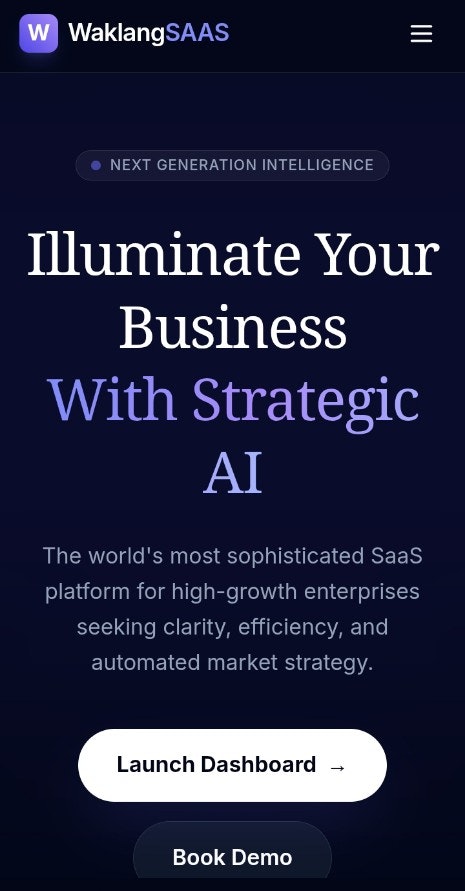 Waklang SAAS - Main product screenshot demonstrating key features and user interface