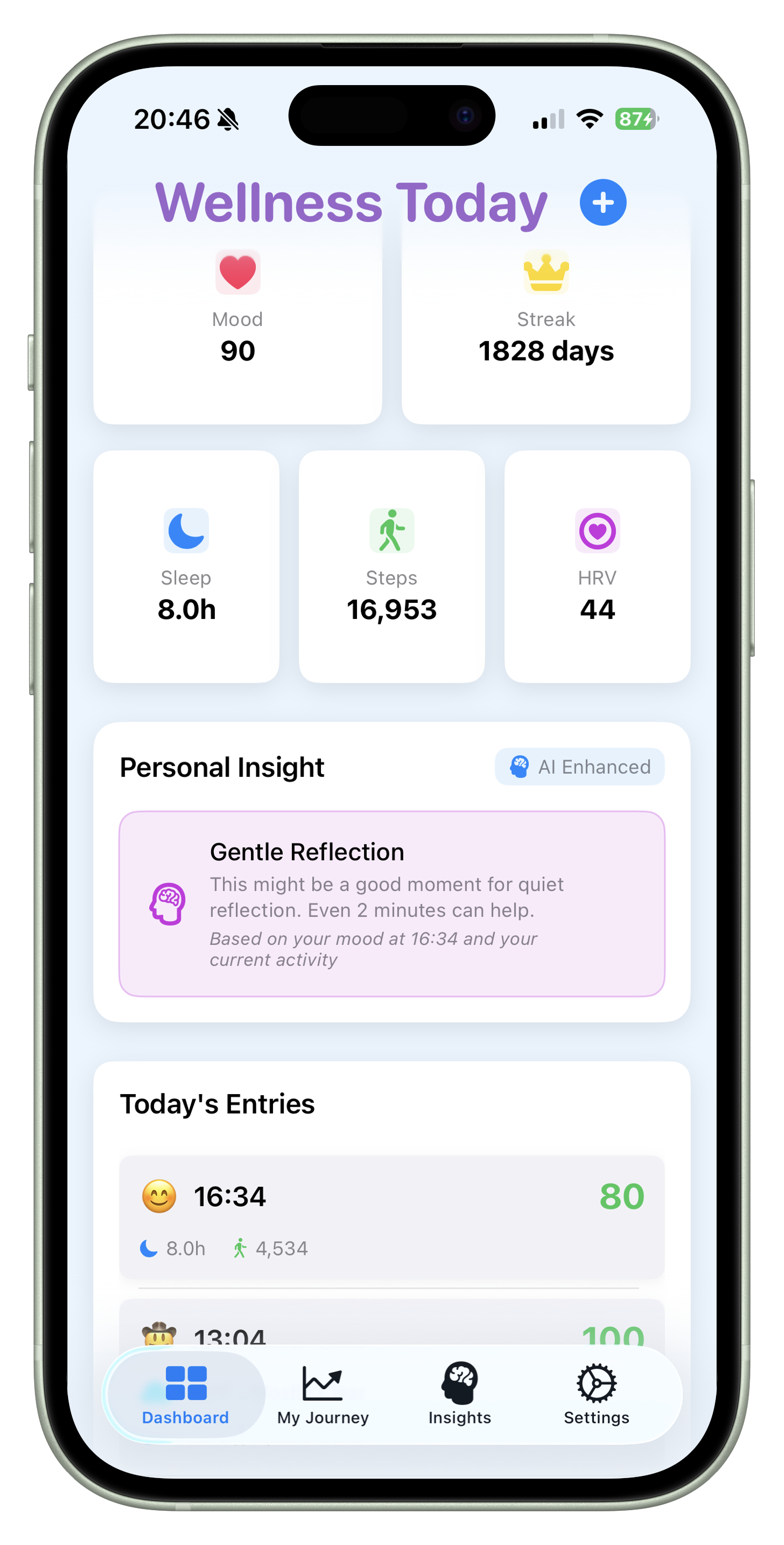 Moodlith - Main product screenshot demonstrating key features and user interface
