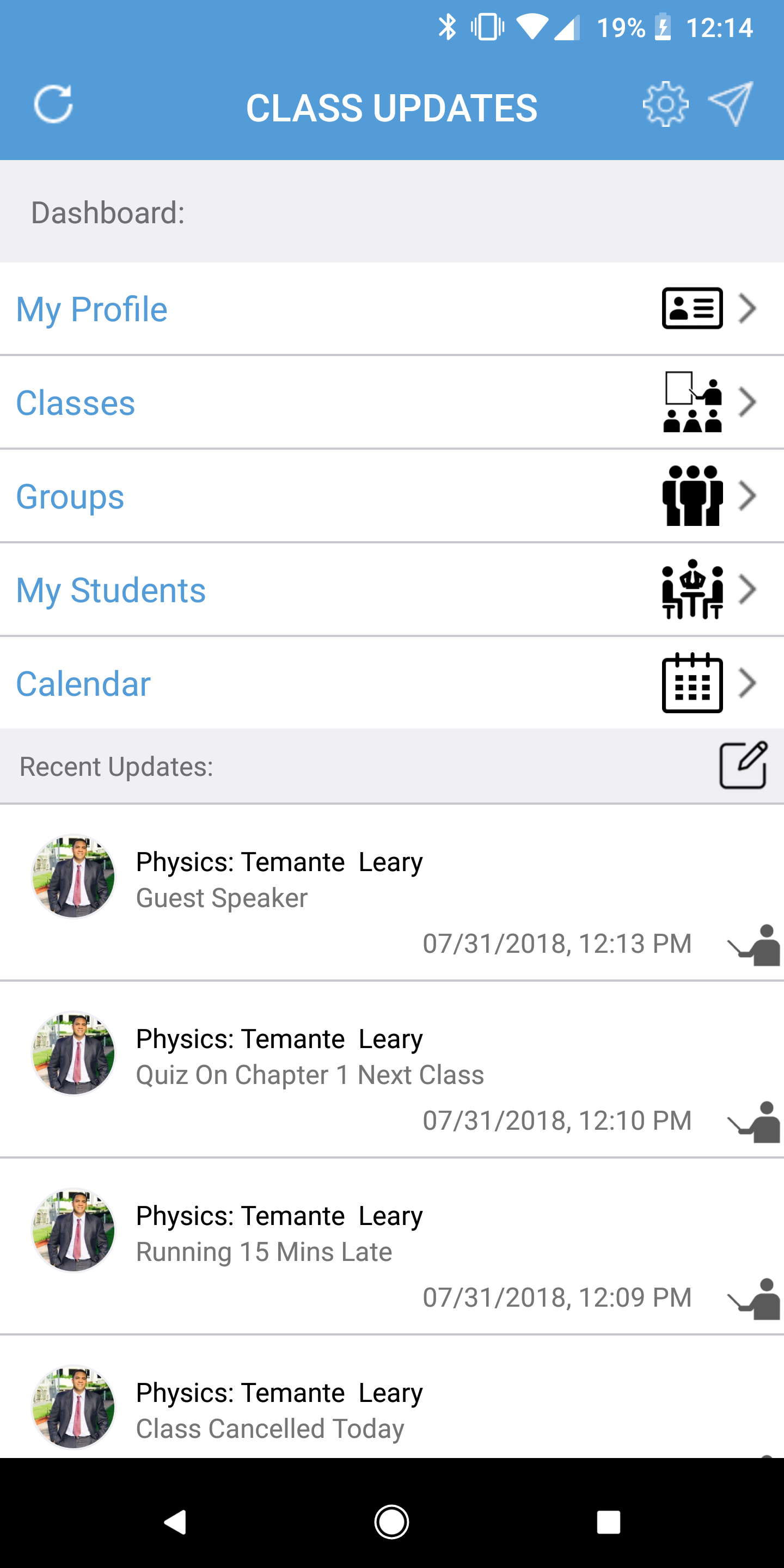 Class Updates gallery image