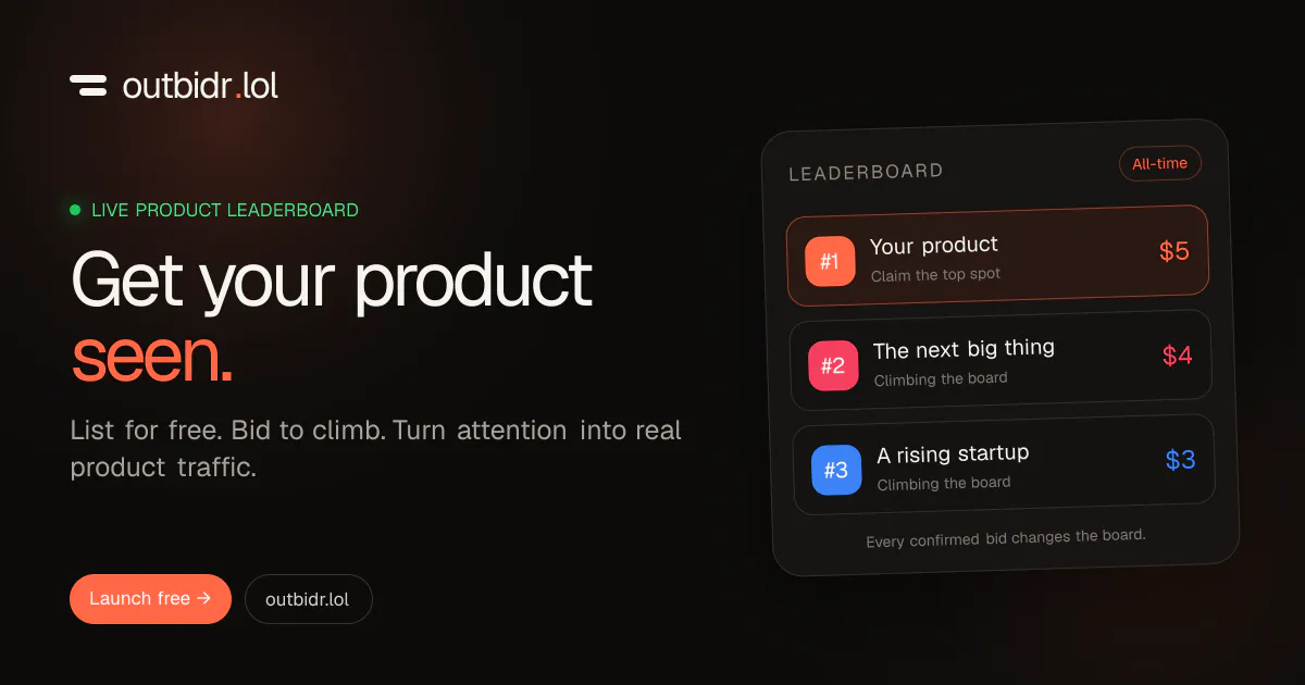 Outbidr.lol gallery image