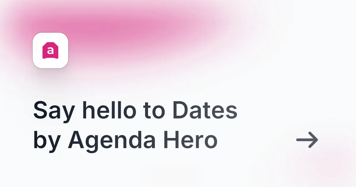 Dates by Agenda Hero gallery image