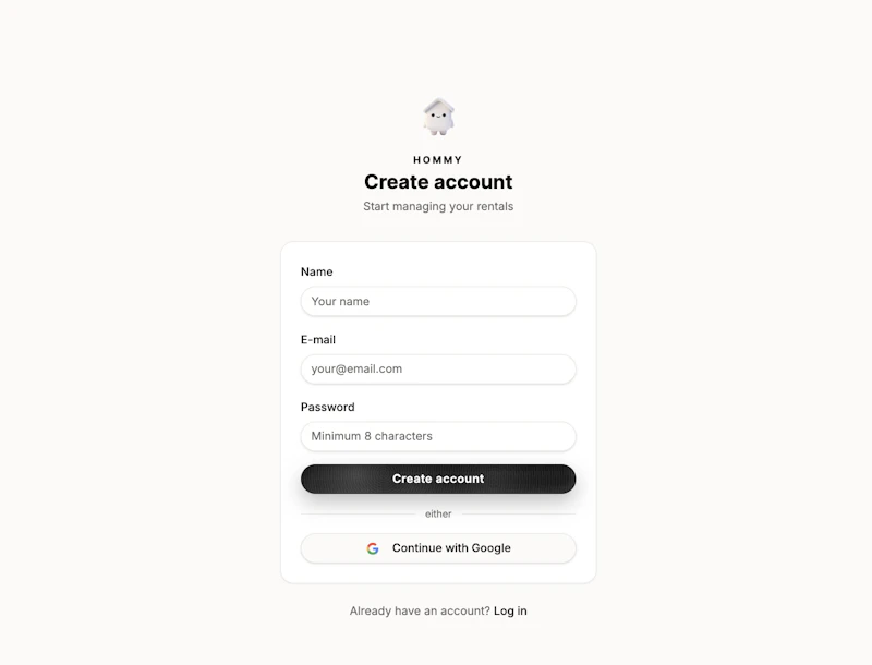 Hommy screenshot 2