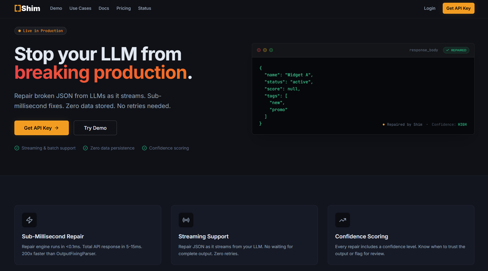 Shim.so - Main product screenshot demonstrating key features and user interface