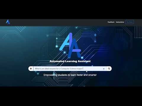 Automated Learning Assistant (ALA) gallery image