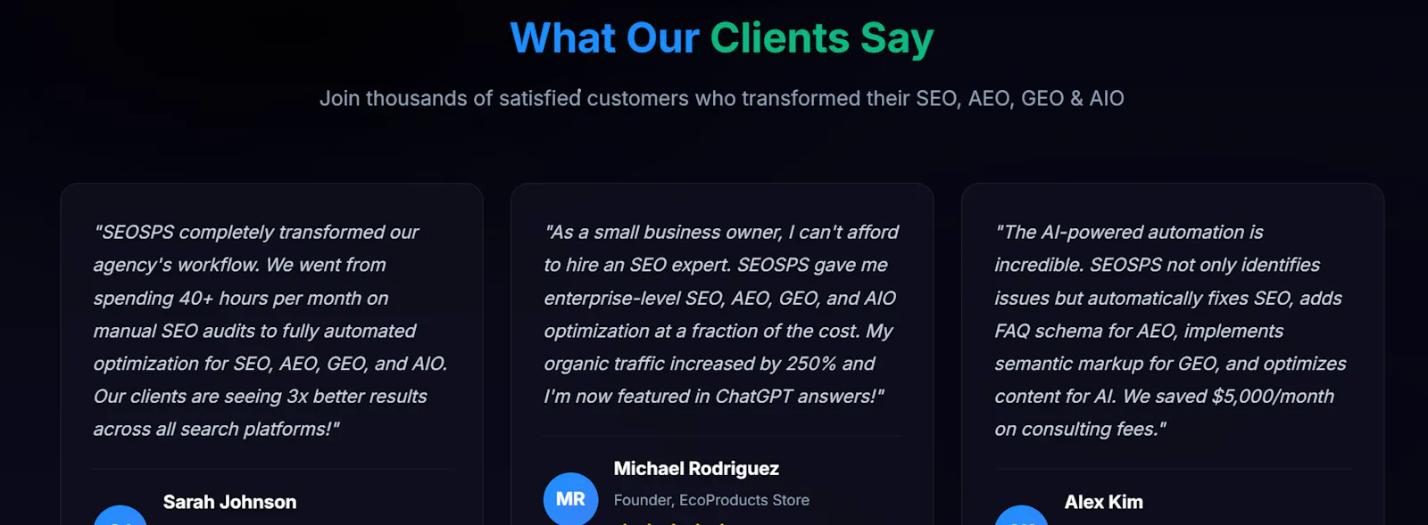 SEOSPS screenshot 2