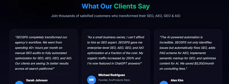 SEOSPS screenshot 2