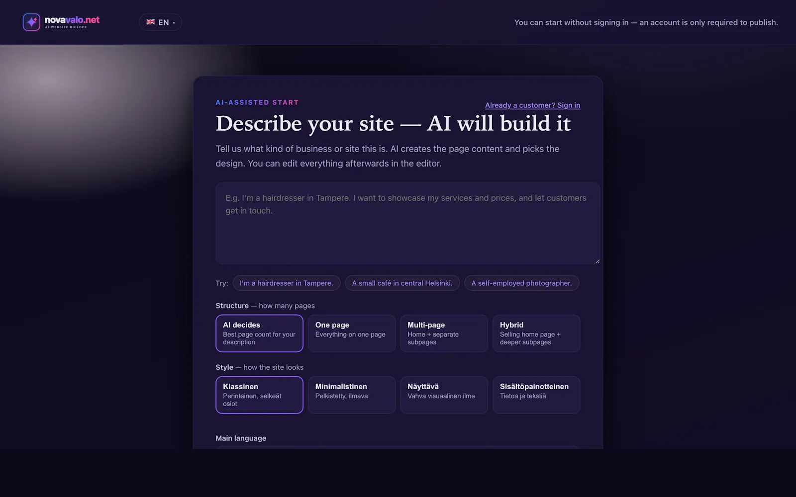 Novavalo screenshot 6