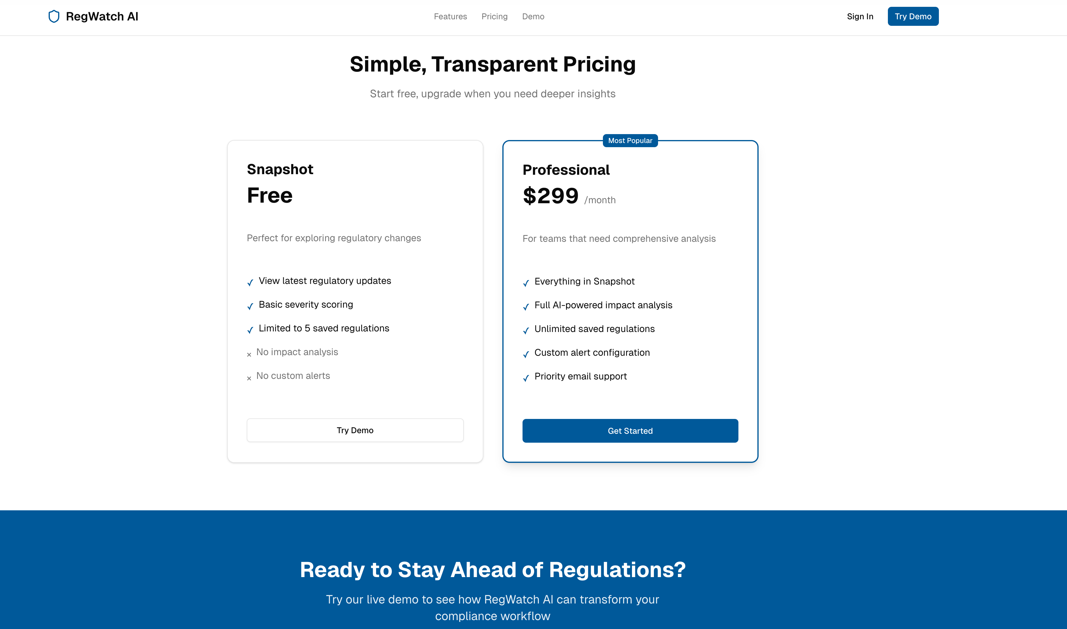 RegWatch AI gallery image