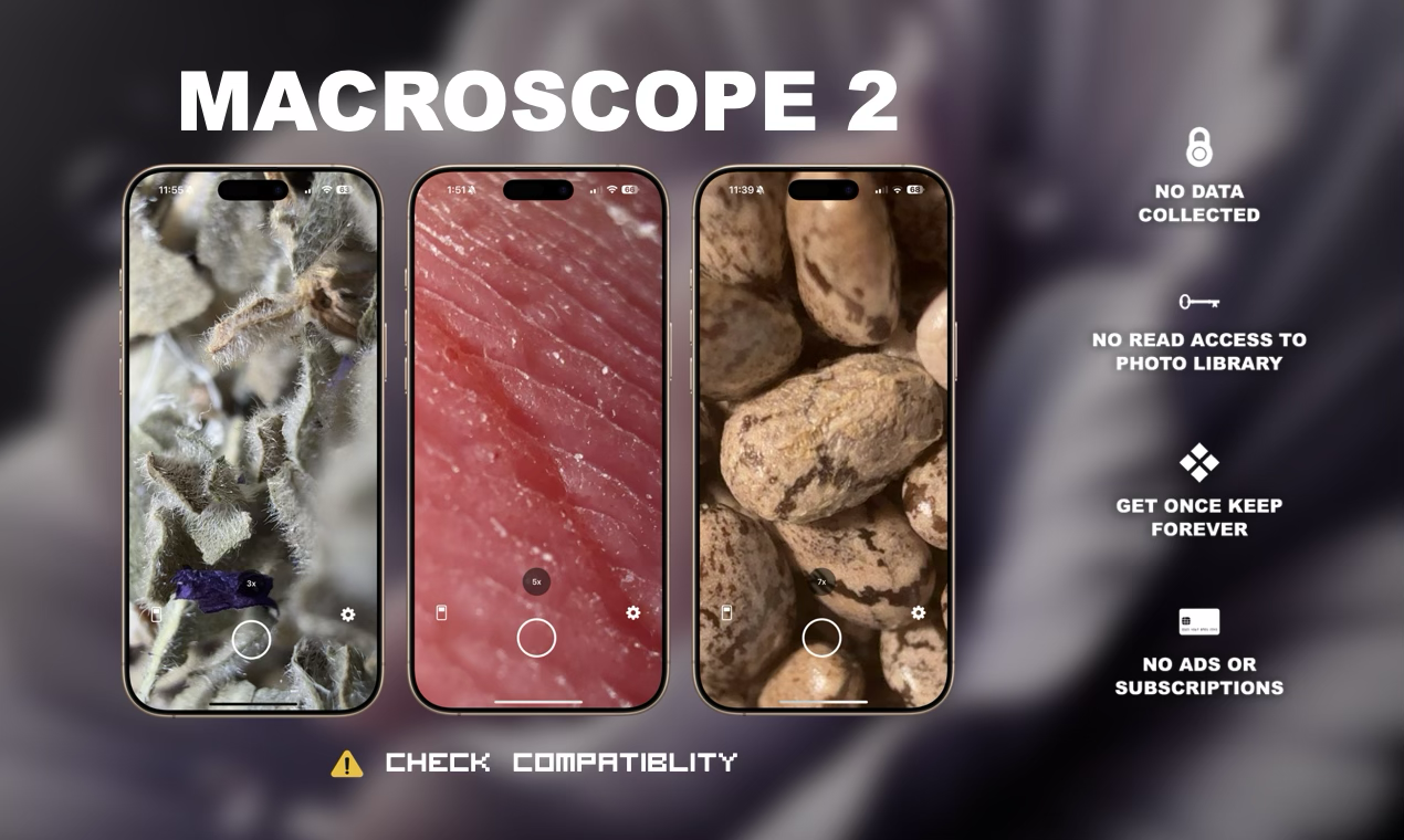 startuptile Macroscope 2-Turn your iPhone into a microscope