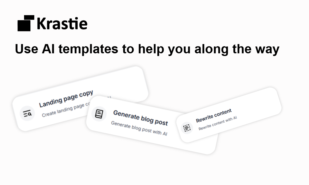 Media Krastie AI 2.0 - Platform AI untuk membuat kandungan yang dioptimumkan penukaran 3