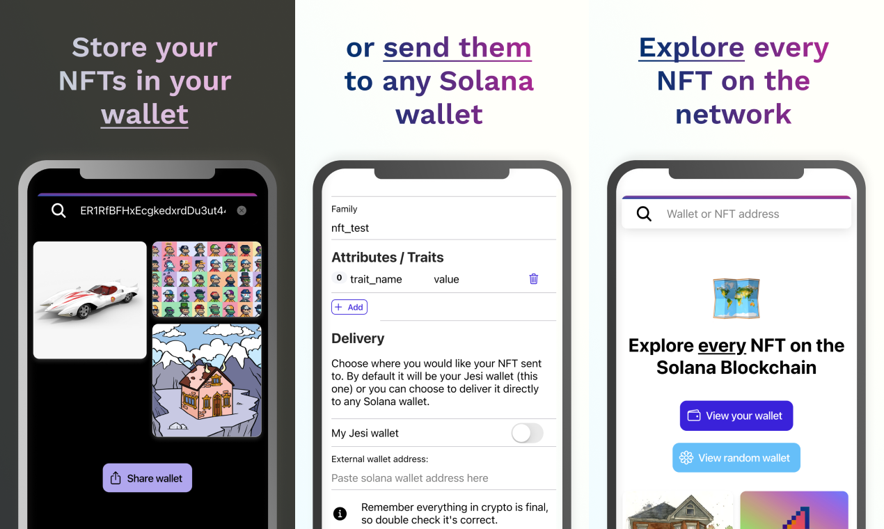 iOS NFT creator and explorer gallery image
