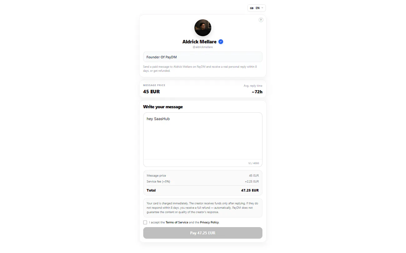 PayDM gallery image