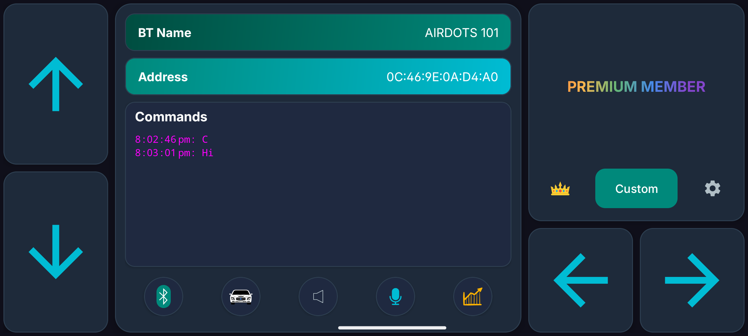 Smart Car - Bluetooth RC & BLE - Screenshot 2 showing product features and functionality